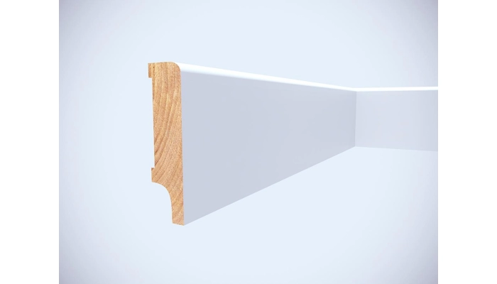 Listwa drewniana biała